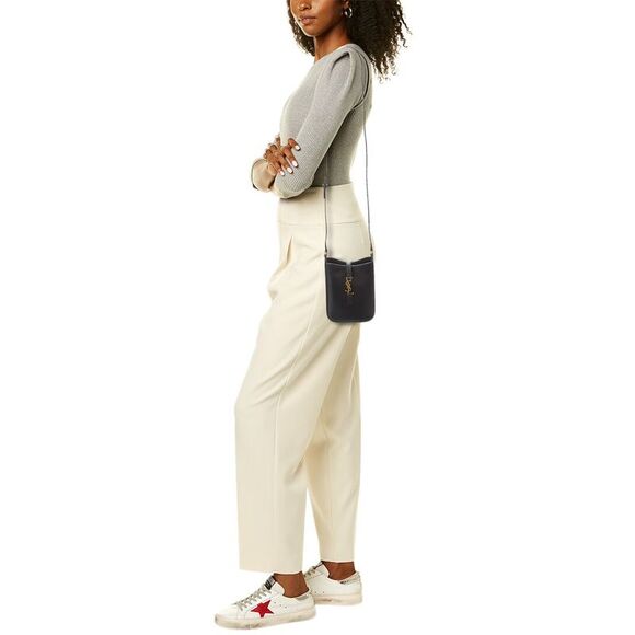 Saint Laurent Le 5 À 7 Vertical Leather Crossbody - Picture 4 of 5